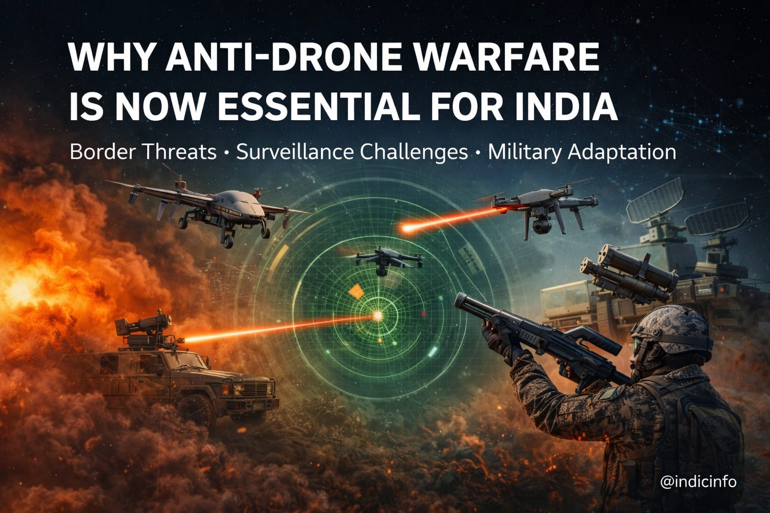 Why Anti-Drone Warfare Is Now Essential for India