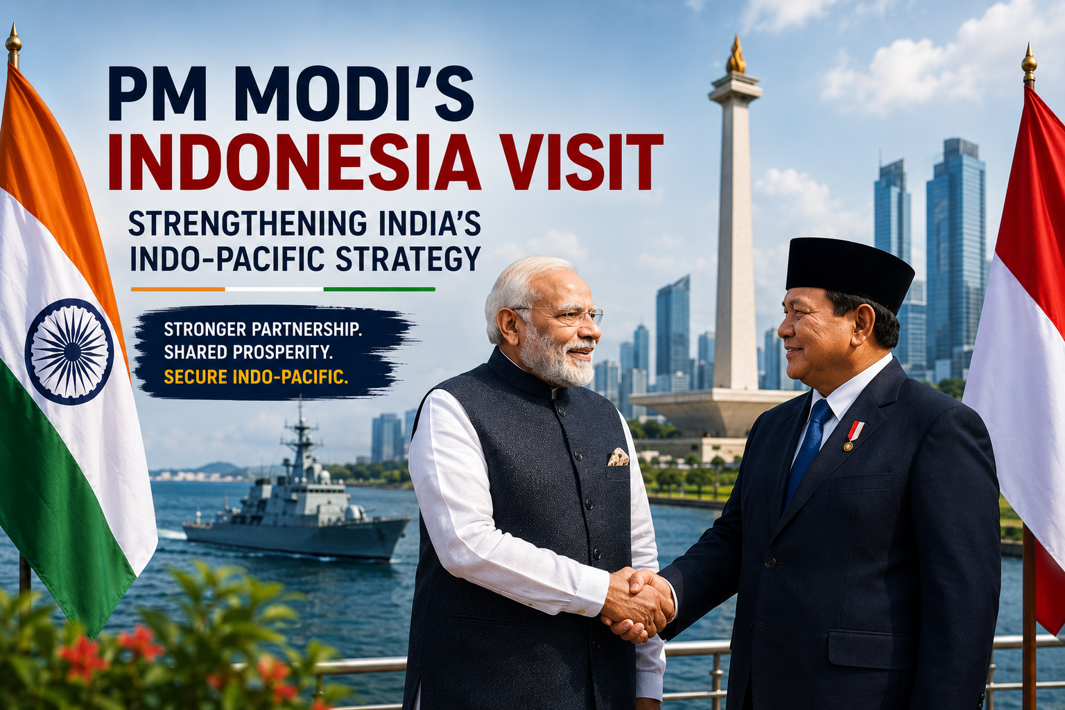 PM Modi’s Indonesia Visit: Why It Matters for India’s Indo-Pacific Strategy